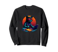 Retro Cat Models Solutions Operations Research Analyst Sweatshirt