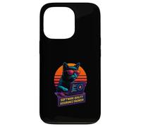 Retro Cat Testing Software Quality Assurance Engineer Case for iPhone 13 Pro