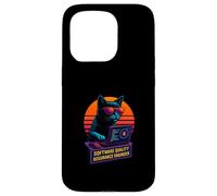 Retro Cat Testing Software Quality Assurance Engineer Case for iPhone 15 Pro
