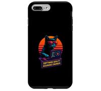 Retro Cat Testing Software Quality Assurance Engineer Case for iPhone 7 Plus/8 Plus