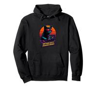 Retro Cat Testing Software Quality Assurance Engineer Pullover Hoodie