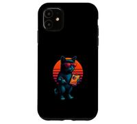 Retro Cat With Insights Strategy Skills Marketing Analyst Case for iPhone 11