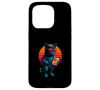 Retro Cat With Insights Strategy Skills Marketing Analyst Case for iPhone 15 Pro