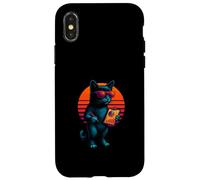 Retro Cat With Insights Strategy Skills Marketing Analyst Case for iPhone X/XS