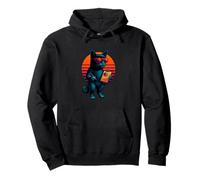 Retro Cat With Insights Strategy Skills Marketing Analyst Pullover Hoodie