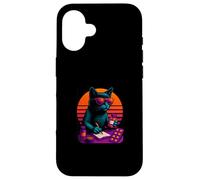 Retro Cat With Medicine Prescriptions Skills Pharmacist Case for iPhone 16