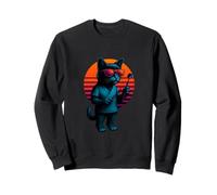 Retro Cat With Surgery Oral Skills Dental Surgeon Sweatshirt