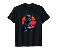 Retro Cat With Text Marketing Skills Copywriter T-Shirt