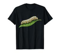 Retro Caterpillar Garden Insect Nature Lover Illustration Value Graphic T-Shirt