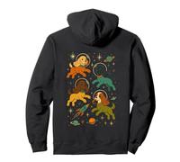 Retro Cavalier King Charles Spaniel Golden Pullover Hoodie