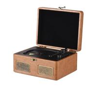 Retro CD Player Multifunctional Tray type BT with USB Drive Playback Portable Built in 2 Speakers Rechargeable Wireless Remote Control Music Streaming for Home