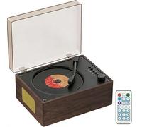 Retro CD Players for Home, ProChosen Portable CD Player with Speakers Bluetooth Remote Control, Supports Hi-Fi Speakers/USB/AUX/Repeat/Rechargeable, Gifts for Music Lover Retro Enthusiasts