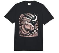Retro Celestial Capybara Exploring the Dark Mystical Woods Comfort Colors Adult Heavyweight T-Shirt