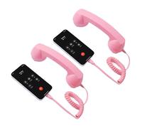 Retro cell phone handset for cell phone & android frame cell phone receiver with microphone & comment vintage old school phone for cell phone retro photography parameters for cell phone