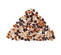 Retro Ceramic Mosaic Tiles for Adults, DIY Craft Use, 400g | Irregular Polished Pieces, Glazed Matte Surface, for Wood Boards, Concrete Pavers, Kitchen Backsplash