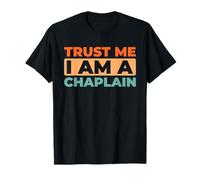 Retro Chaplain Counseling Clergy Spiritual Vintage Chaplain T-Shirt