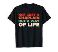 Retro Chaplain Counseling Clergy Spiritual Vintage Chaplain T-Shirt