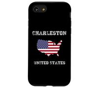Retro Charleston United States Distressed United States Flag Case for iPhone SE (2020) / 7/8