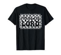 Retro Checkered I've Got A Reason to Praise The Lord T-Shirt