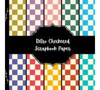 Retro Checkered Scrapbook Paper, Pastel Checkered Junk Journal Paper, Abstract Decorative Paper, DIY Projects, Origami