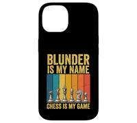 Retro Chess Design Blunder Is My Name Chess Is My Game Case for iPhone 14