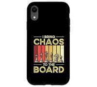 Retro Chess Player I Bring Chaos To The Board Case for iPhone XR