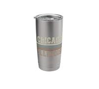 Retro Chicago Illinois Stainless Steel Insulated Tumbler