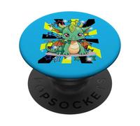Retro Children's Fabulous Animal Dragon Girls Boys 60s PopSockets Adhesive PopGrip