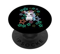 Retro Children's Stars 80s Unicorn Fabulous Animal Girls Boys 60s PopSockets Adhesive PopGrip