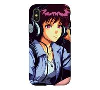 Retro Chill Hip Hop Lofi Anime Girl Aesthetics Case for iPhone X/XS
