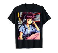 Retro Chill Hip Hop Lofi Anime Girl Aesthetics Value Graphic T-Shirt