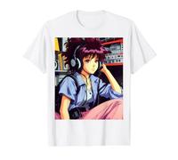 Retro Chill Hip Hop Lofi Anime Girl Aesthetics Value Graphic T-Shirt