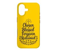 Retro Chosen Blessed Forgiven Redeemed Christian Women Faith Case for iPhone 17