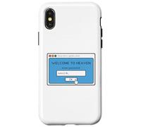 Retro Christian IT Computer Heaven Password John 3, 16 Case for iPhone X/XS