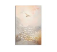 Retro Christian Quote Jeremiah 29 11 PrintWall Decoration Posters Motivational Wall Posters Suitable for Office Gym Bedroom Decoration AestheticUnframe-style 12x18inch(30x45cm)