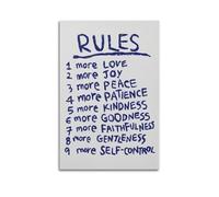 Retro Christian Rules Fruit Of The Spirit Print Art Posters Are Suitable for Decorating Living Room, Bedroom, Study, Restaurant, Corridor, Children's Room, EtcUnframe-style 12x18inch(30x45cm)