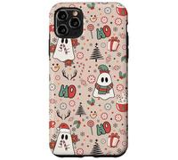 Retro Christmas Ghost Ho Ho Merry Holiday Case for iPhone 11 Pro Max