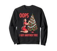 Retro Christmas Oops I Got Another Tree Sweatshirt