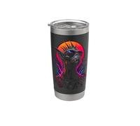Retro Chupacabra Legend Creature Mystery Monster Artwork Stainless Steel Insulated Tumbler