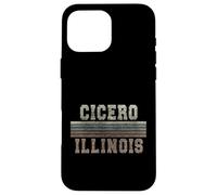 Retro Cicero Illinois Case for iPhone 16 Pro Max