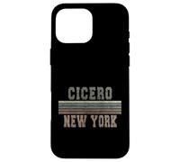Retro Cicero New York Case for iPhone 16 Pro Max
