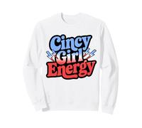 Retro Cincy Girl Energy Vintage Throwback Cincinnati Girls Sweatshirt