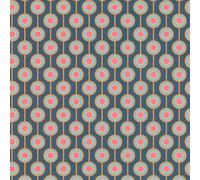 A.S. Création Retro 70's Circles Wallpaper Blue/Yellow/Pink/Light Blue/Cream Retro Chic 395371 8.50m x 0.53m Paste The Wall