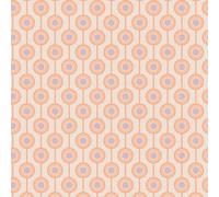 Retro Circle Wallpaper Geometric Peach Orange AS Creation 39537-5 Dots Wall