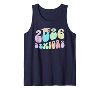 Retro Class of 2026 Seniors Almost There Yearbook 12 Years Tank Top
