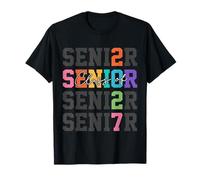 Retro Class of 2027 Senior 2027 Graduate Last Day of School T-Shirt