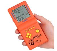 Retro Classic Block Game, Fast Press Handheld Puzzle Game Educational Handheld Porable Console Brick Games ElectronicLarge Screen Retro Brick Games for Friends Adult Presents for aged 14+（C）