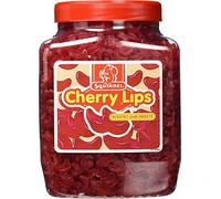 Retro Classic Cherry Lip & Floral Gum Sweets Different Sizes from 500g - 4.5kg (Squirrel Cherry Lips, 2.25kg (Full Jar))