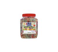Retro Classic Cherry Lip & Floral Gum Sweets Different Sizes from 500g - 4.5kg (Squirrel Floral Gums, 4.5KG (2 x Full Jar))