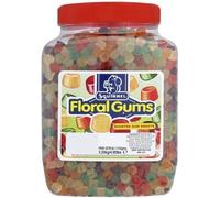 Retro Classic Cherry Lip & Floral Gum Sweets Different Sizes from 500g - 4.5kg (Squirrel Floral Gums, 4.5KG (2 x Full Jar))